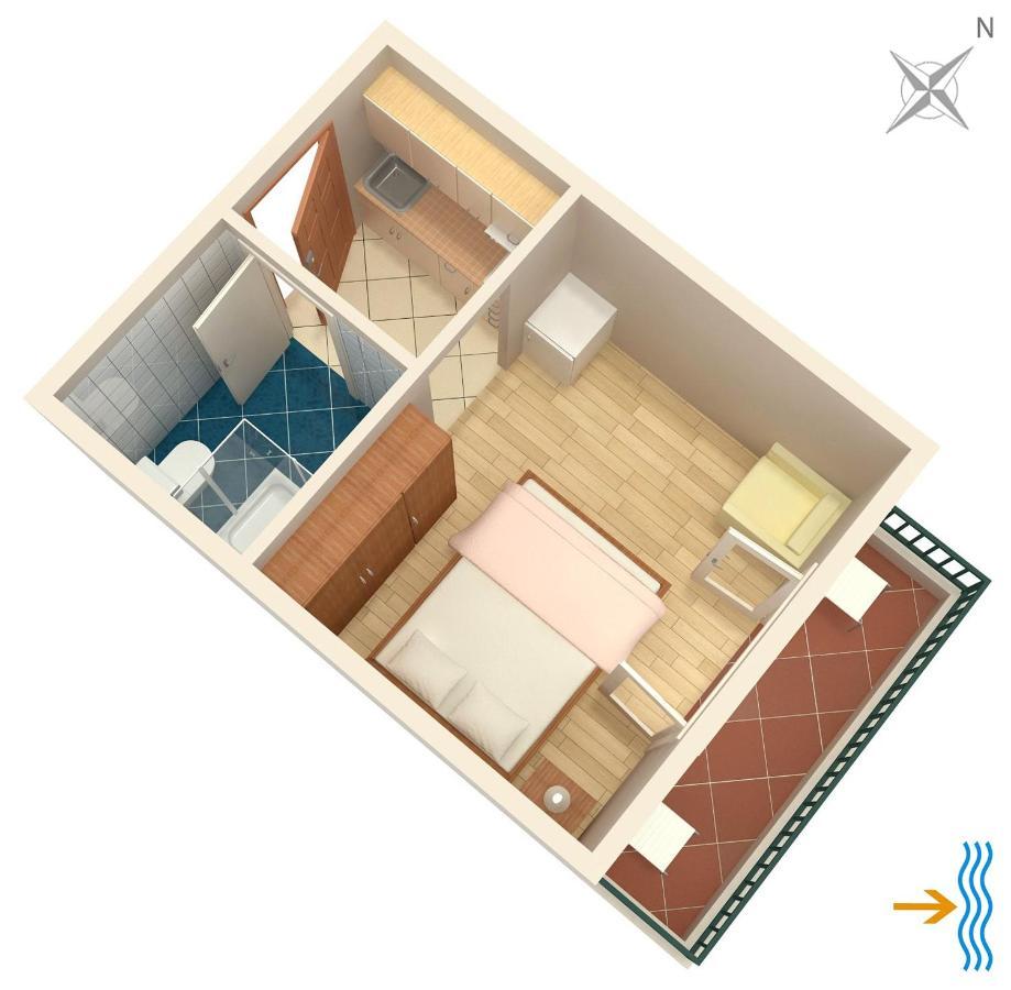 Studio Pokrivenik 10427A Zastražišće Kültér fotó